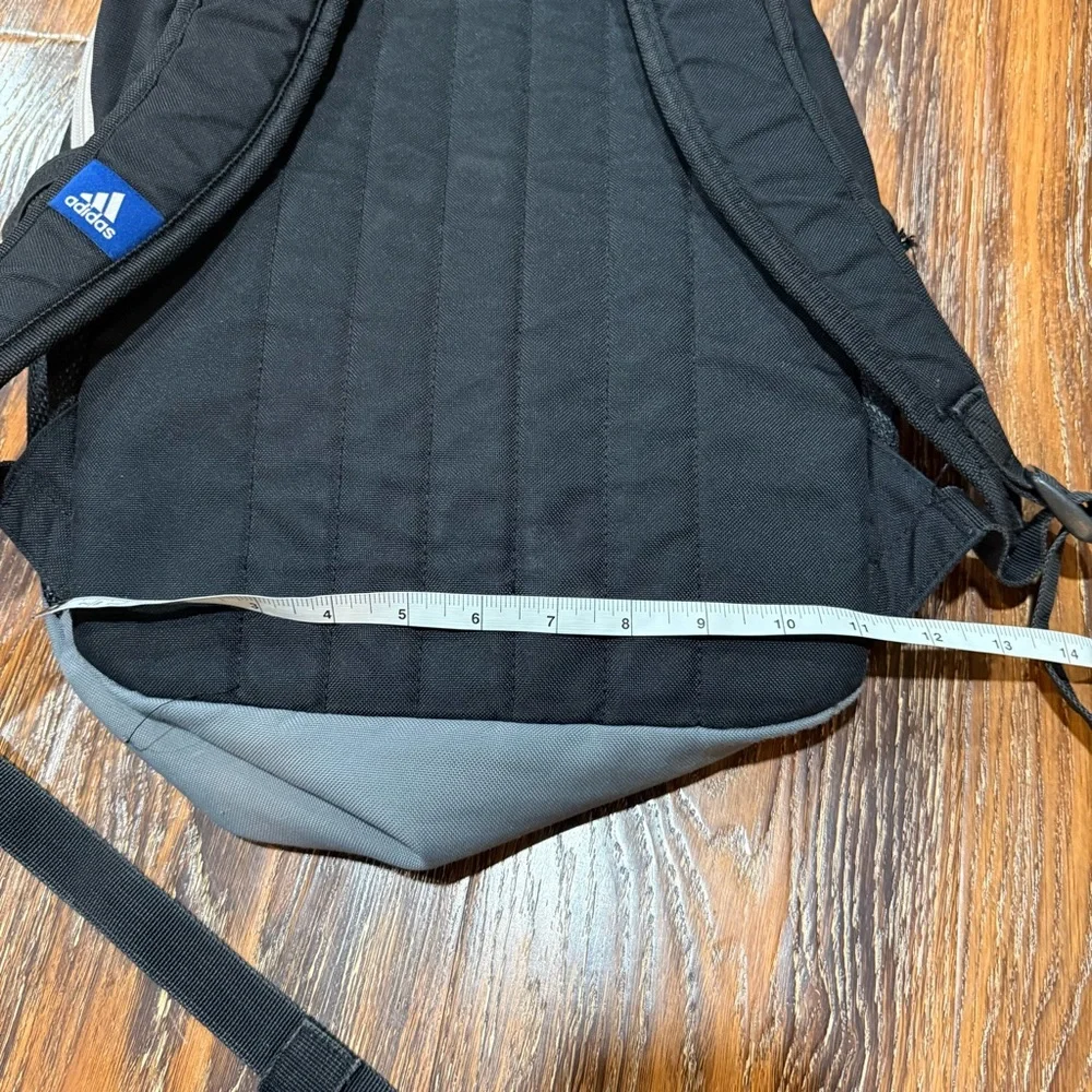 Adidas Black & White Logo 3 Stripe Backpack for Men /‎ Boys Girls Women's Bag